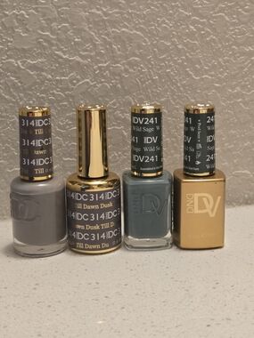 DND DAISY DC/ DV Nail Color Set Bundle, WILD SAGE & DUSK TILL DAWN